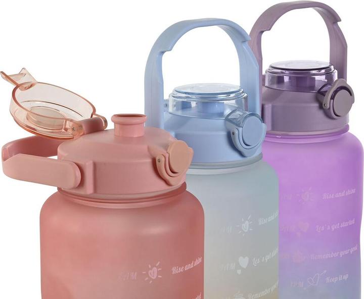 Produktbild Esprit Wasserflasche Home Blau Rosa türkis Lila Polypropylen PET 2 L (3 Stück) (2 l)