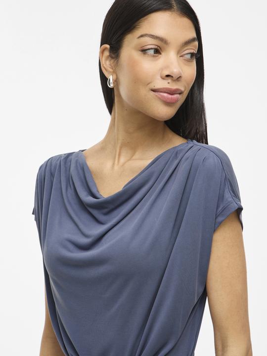 Image du produit Vila VIMODALA Wasserfall-Ausschnitt Maxikleid (L)