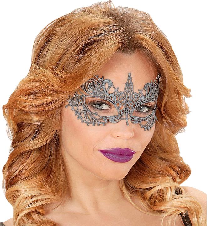 Actual product image Widmann Spitzenmaske mattgold - Karneval Faschingsmaske