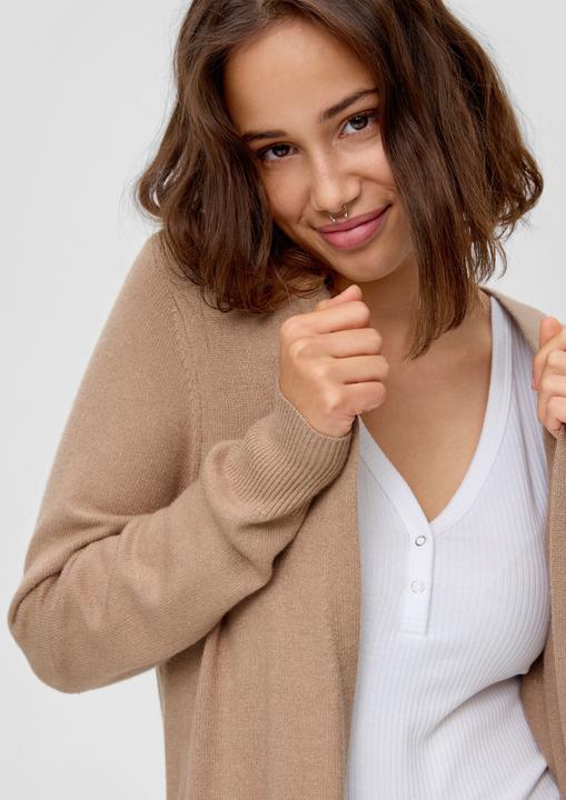 Produktbild s.Oliver Strickjacke Strickjacke aus Viskosemix (S)