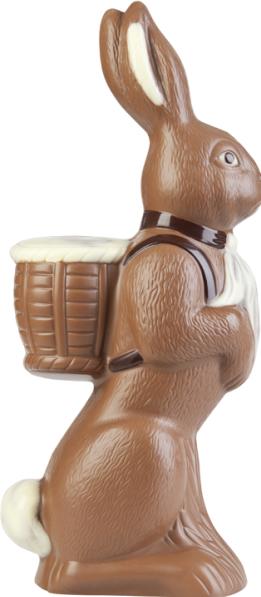 Produktbild miniSchoggi Schokoladenform Hase mit Korb