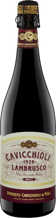 Actual product image Cavicchioli Lambrusco rosso dolce IGT (1 x 75 cl)