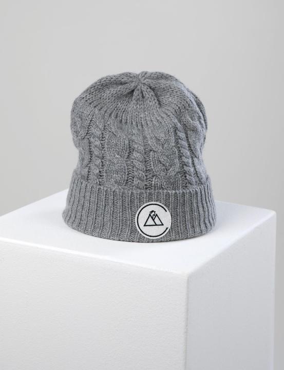 Actual product image Cash-Mere Kaschmir Zopfmuster Mütze (One size)