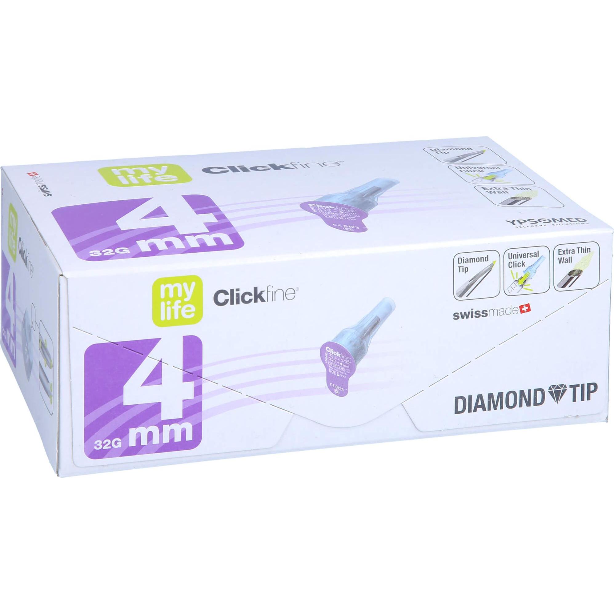 + Prisoma, Praxisbedarf, Clickfine Univ 4k 0.23x4mm, 100 St KAN