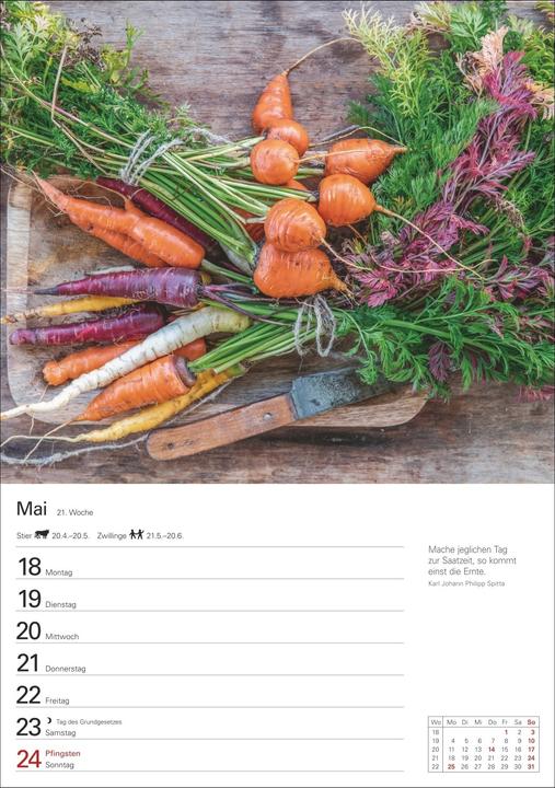 Produktbild Harenberg Küchenkalender Wochenplaner 2026 - 53 inspirierende Fotografien