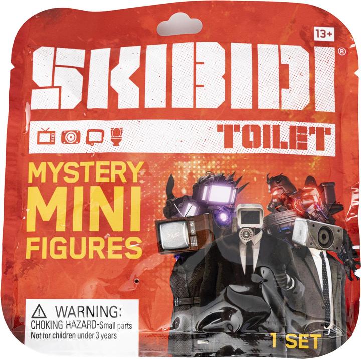 Productafbeelding Bonkers Toys Skibidi Toilet Minifiguren 6 cm Series 2 Display (24)