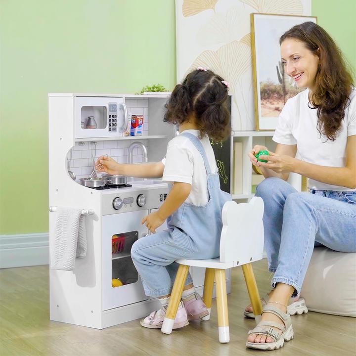 Actual product image Aiyaplay Kinderküche MDF Weiss