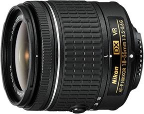 Image du produit Nikon AF-P Nikkor 18-55mm f/3.5-5.6 G VR DX (Nikon DX, APS-C / DX)