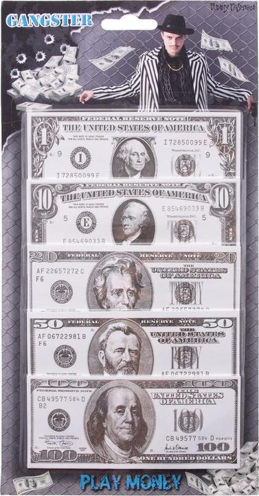 Immagine prodotto Denaro da gioco Dollaro 100 pezzi. (Taglia unica)