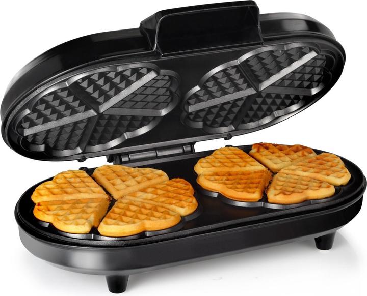 Actual product image Tristar Waffle iron WF-2120 with hearts