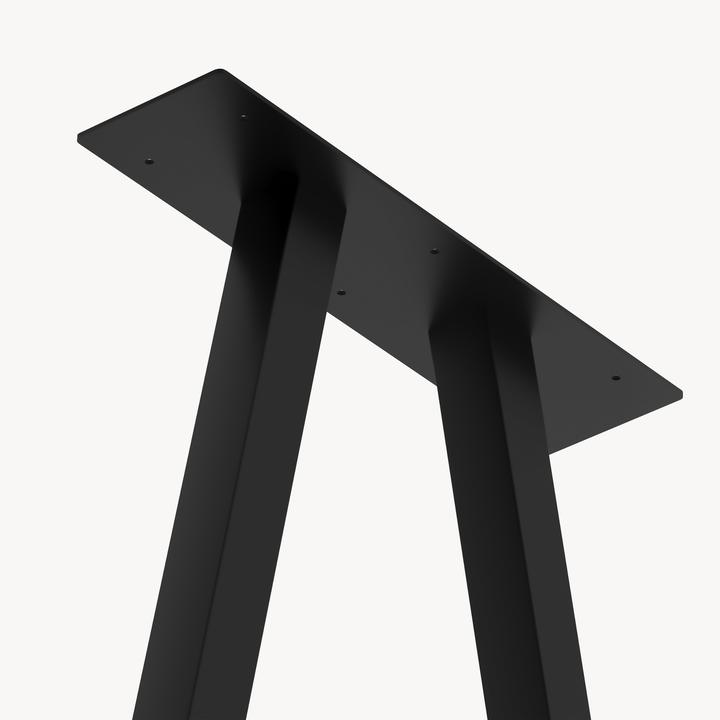 Produktbild En.Casa Tischgestell 2er Set Heustreu 45x40cm Schwarz