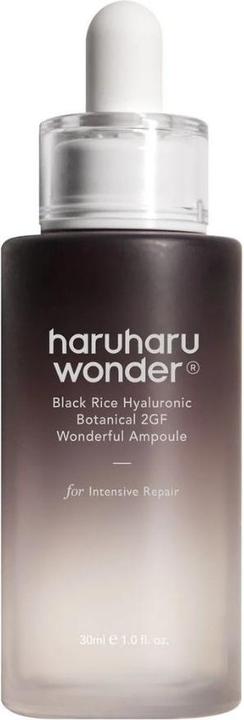 Actual product image Haruharu Wonder Black Rice Botanical 2GF Ampoule 1 fl.oz 30ml Facial Serum EGF Anti-Aging Wrinkle Ca (30 ml)