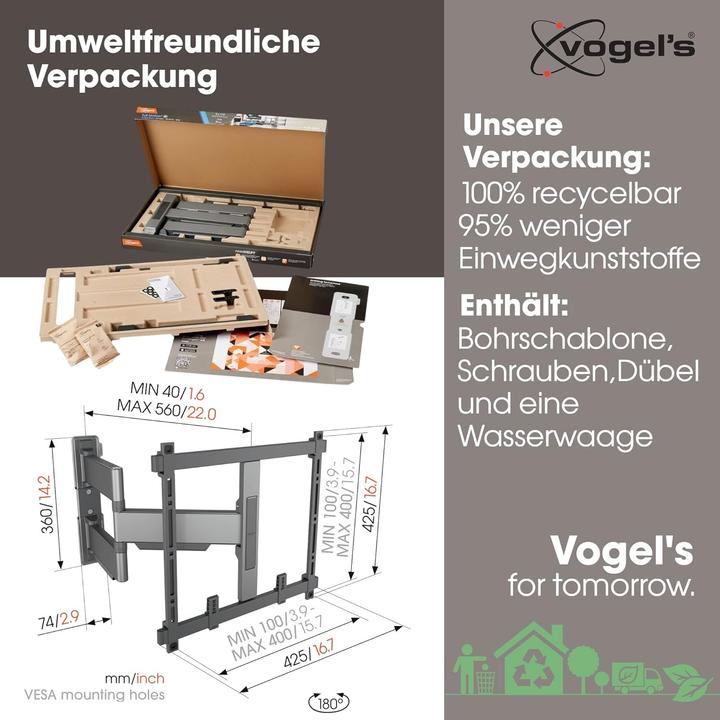 Image du produit Vogels TVM 5445 (Mur, 65", 35 kg)