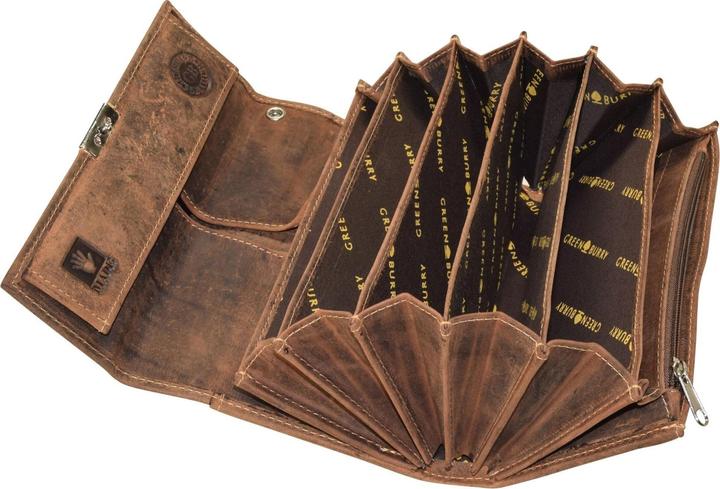 Actual product image Greenburry Vintage waiter's wallet leather 18 cm