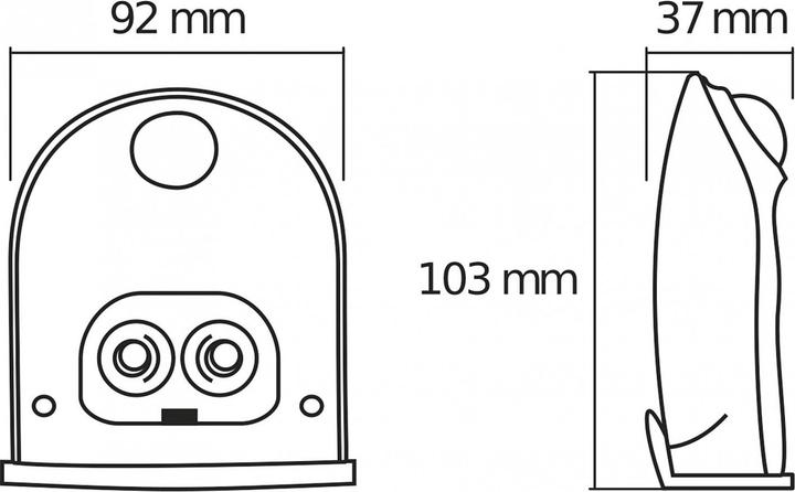 Actual product image Ledvance Door Down (40 lm, IP54)