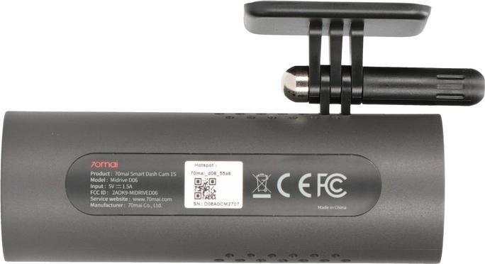 Actual product image 70mai Smart Dash Cam 1S (Wi-Fi, Full HD)