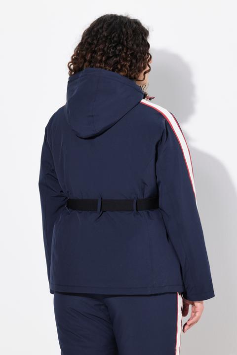 Image du produit Ulla Popken Veste technique imperméable, avec fermeture Éclair à double sens et passe-pouces intégré (46, 48)