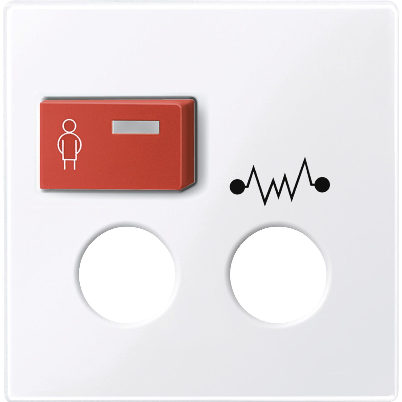 Merten, Zubehör Schalterprogramm, Klinik Zentralstück akws System M ZP glz 450325