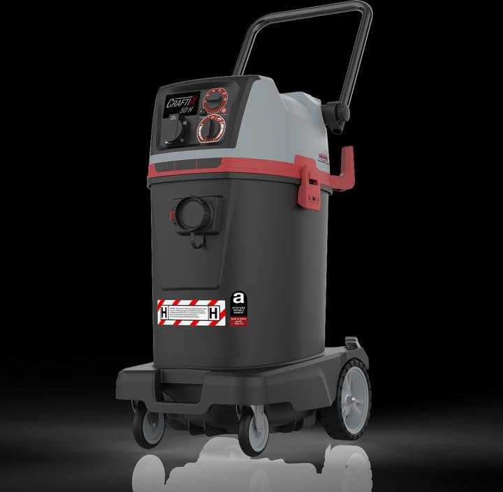 Sprintus CraftiX 50 H workshop vacuum cleaner with socket for hazardous dust class H dusts