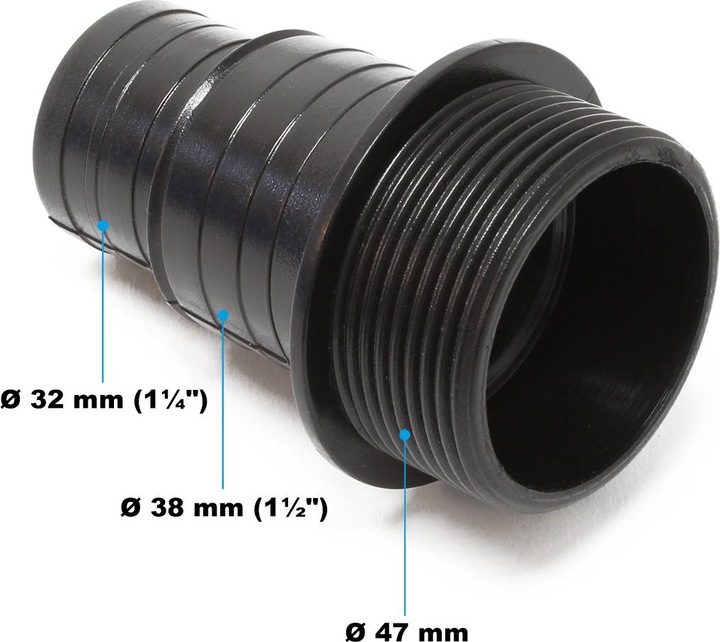 Produktbild SunSun Schwimmbadpumpe HZS-750 Ersatzteil Eingang Ausgang 32/38mm Poolpumpe