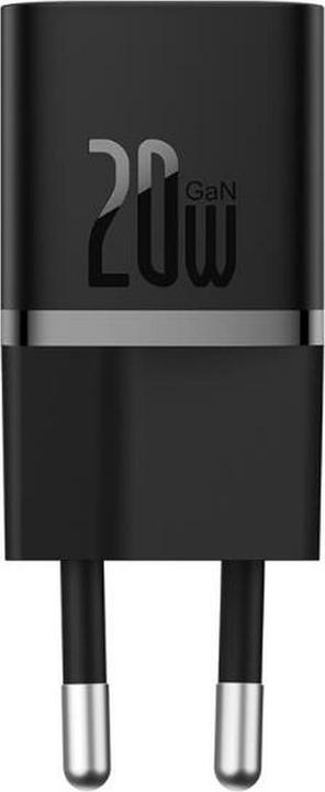 Produktbild Baseus Mini-Wandladegerät GaN5 20W (schwarz) (20 W, 1 Port)