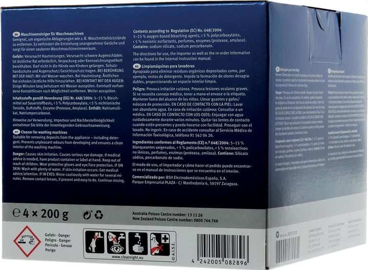 Actual product image Siemens Machine cleaner