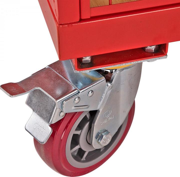 Produktbild Dema Plattformwagen Transportwagen mit 5 Böden + 4 Gitterwände (500 kg)