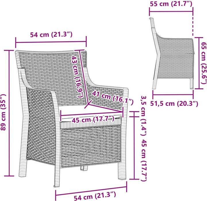 Produktbild vidaXL Moderner Sessel