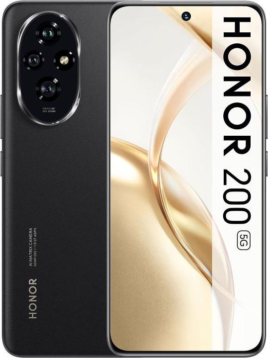 Actual product image Honor 200 (512 GB, Black, 6.70", Dual SIM, 5G)