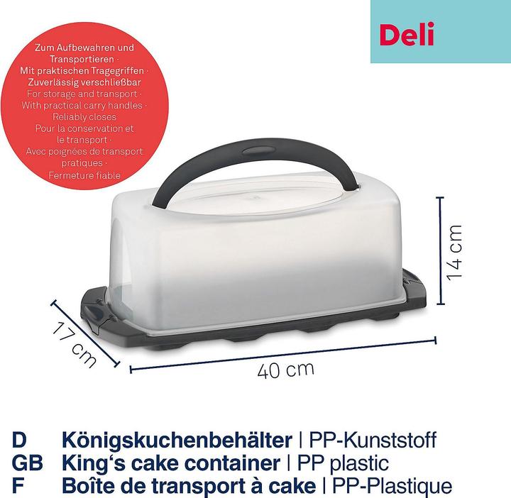 Image du produit Kela Königskuchenbehälter Deli