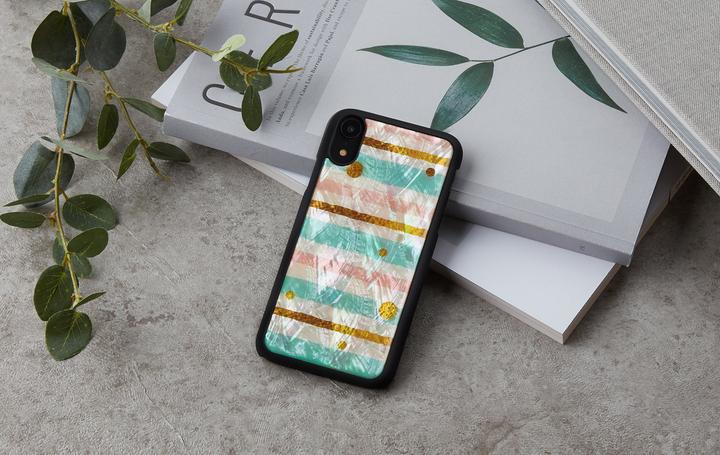 Actual product image Ikins SmartPhone case iPhone XR pop mint black (Apple iPhone XR)