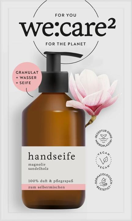 Actual product image we:care2 Handseifen-Granulat (Liquid soap, refill)