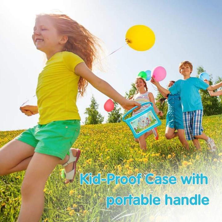 Image du produit Zcobro Kinder Tablet mit Schutzhülle (WLAN uniquement, 7", 32 Go)