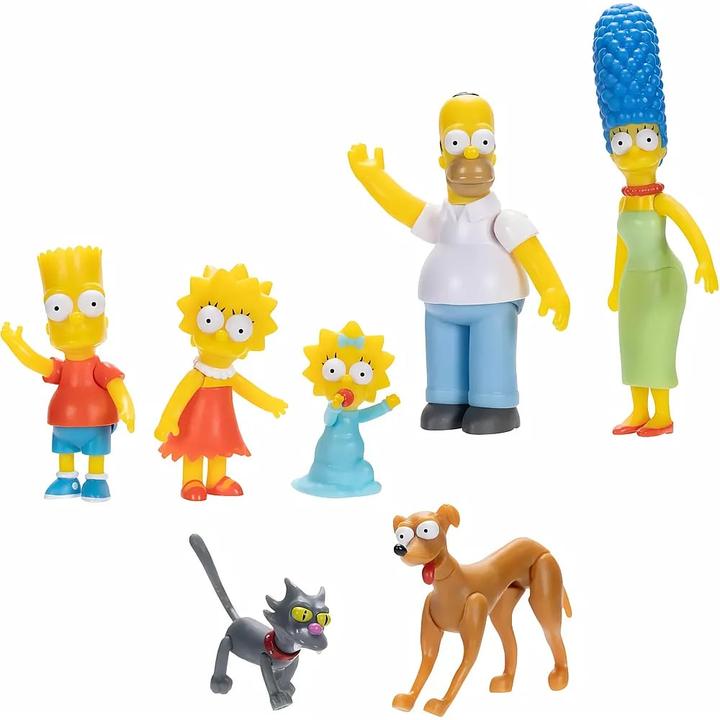 Immagine prodotto Jakks Pacific Minifigure dei Simpson 7-pack 6 cm
