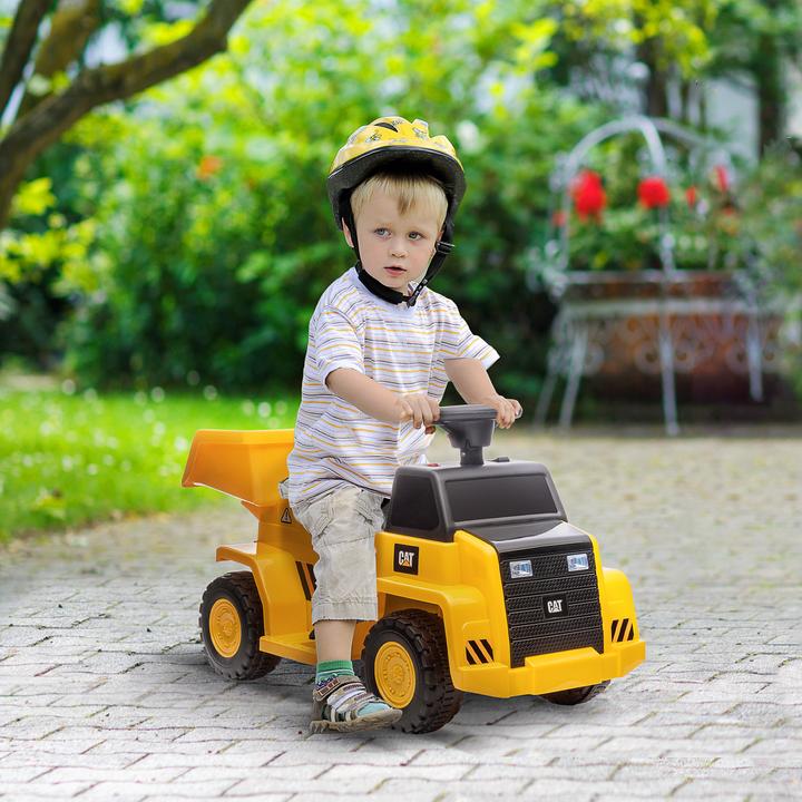 Image du produit Homcom Tracteur électrique pour enfants avec camion-benne (6 V)