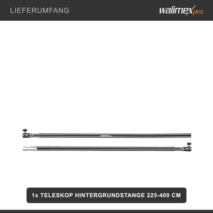 Produktbild Walimex Teleskop Hintergrundstange (224 cm, 6 cm)