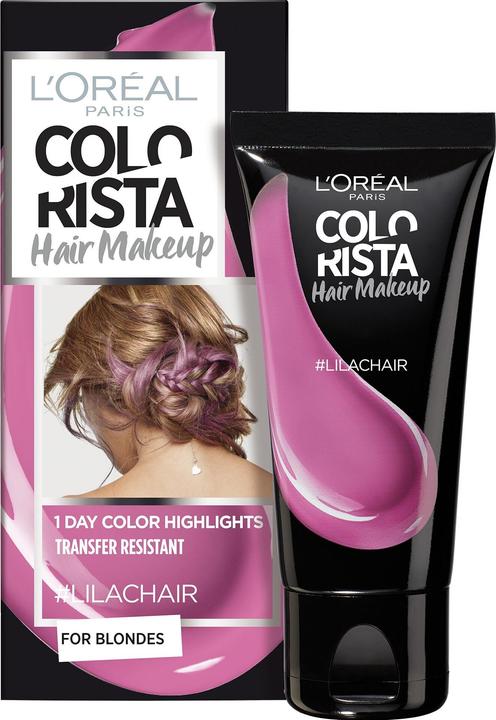Produktbild L'Oréal Paris L'Oreal Paris Colorista Hair Temporäre Haarfarbe Fliederblond 30ml (Fliederblond)