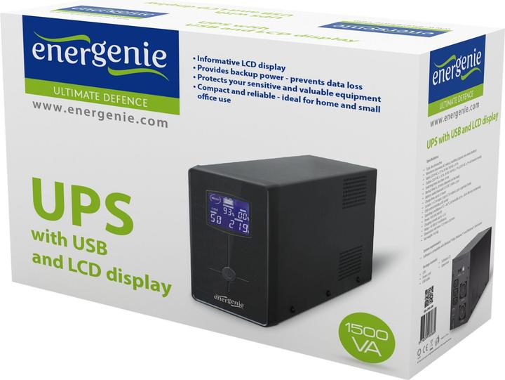 Produktbild Gembird EnerGenie EG-UPS-034 (1500 VA, 900 W, Line-Interaktiv USV)