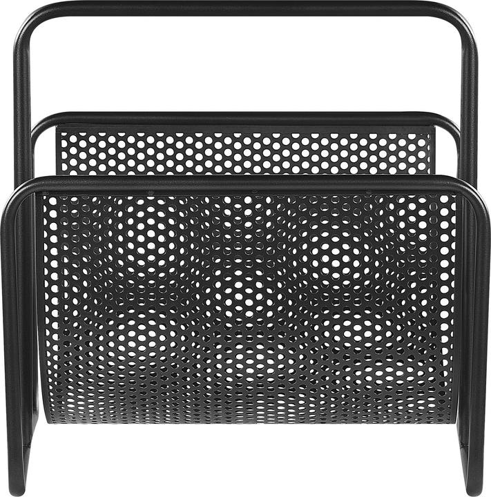 Actual product image Beliani Newspaper rack iron black BELA