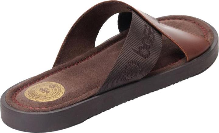 Actual product image Base London Mens Webb Leather Sliders (40)