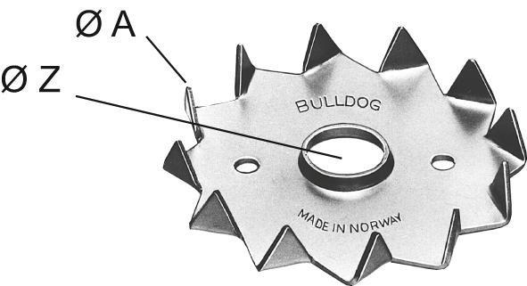 Actual product image Bulldog Wood connector (Log connectors, 1 pcs.)