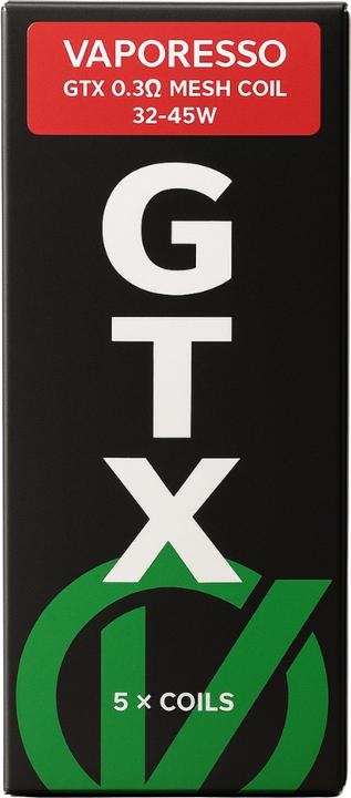 Actual product image Vaporesso Gtx coils for Luxe XR POD (5 x)