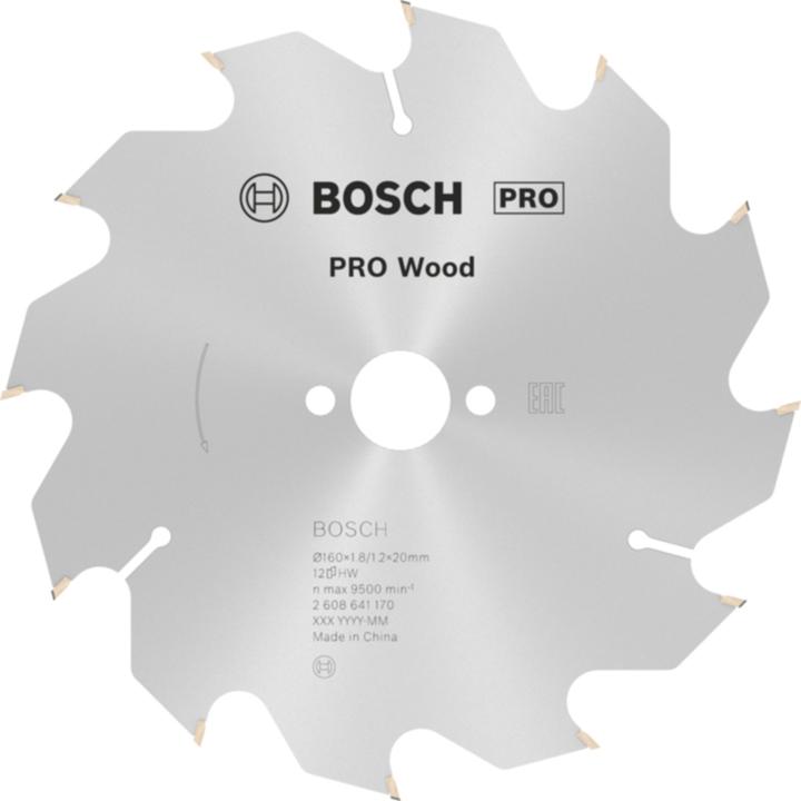 Produktbild Bosch Professional Zubehör PRO Wood Kreissägeblatt, 160 x 2.6 x 20 mm