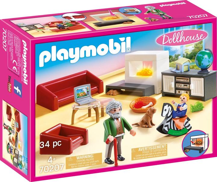 Playmobil Gezellige woonkamer (70207, Playmobil poppenhuis)