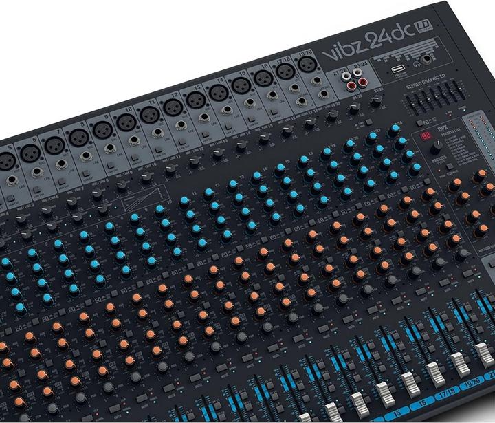 Image du produit LD Systems VIBZ 24 DC Table de mixage 24 canaux