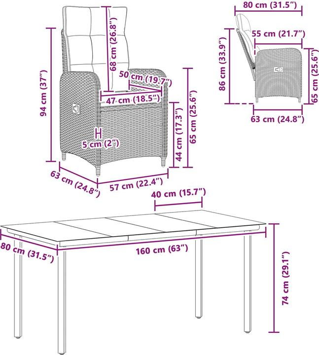 Produktbild vidaXL Sofa Set