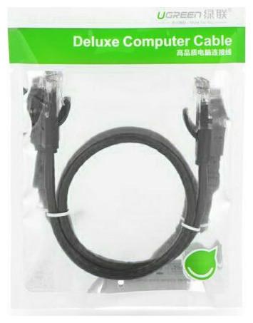 Immagine prodotto Ugreen Cavo Ethernet RJ45 piatto UTP Cat 6 in rame puro 3 m (nero) (UTP, CAT6, 3 m)