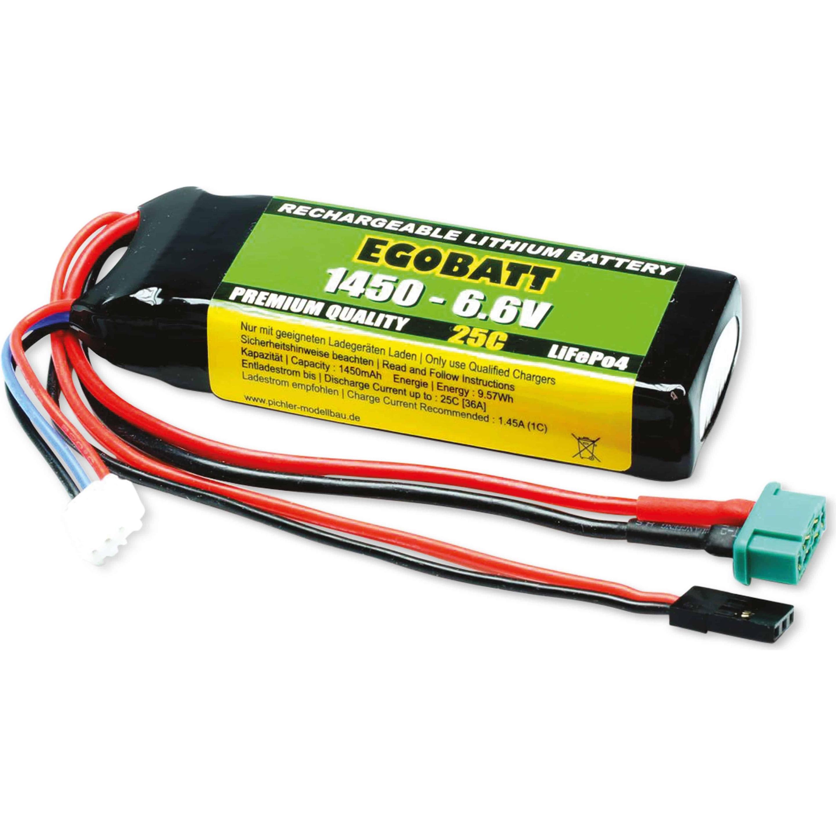 Pichler Modellbau Akkupack (LiIon) LiFe Akku EGOBATT 1450 6.6V (25C) (6.60 V, 1450 mAh)