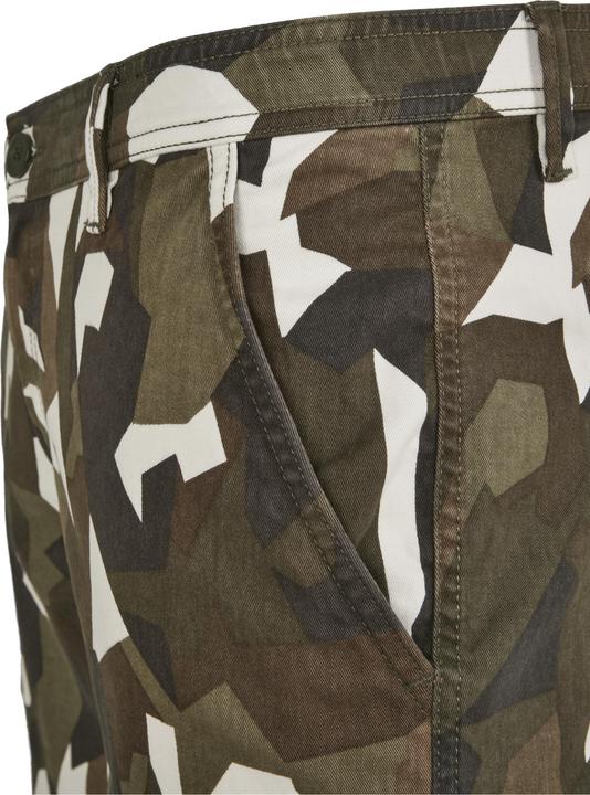 Image du produit Urban Classics Geometric Camo Stretch Twill Cargo Shorts (30)