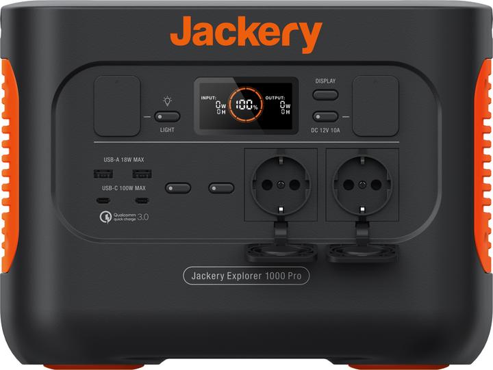 Produktbild Jackery Explorer 1000 Pro (1002 Wh, 11.50 kg)